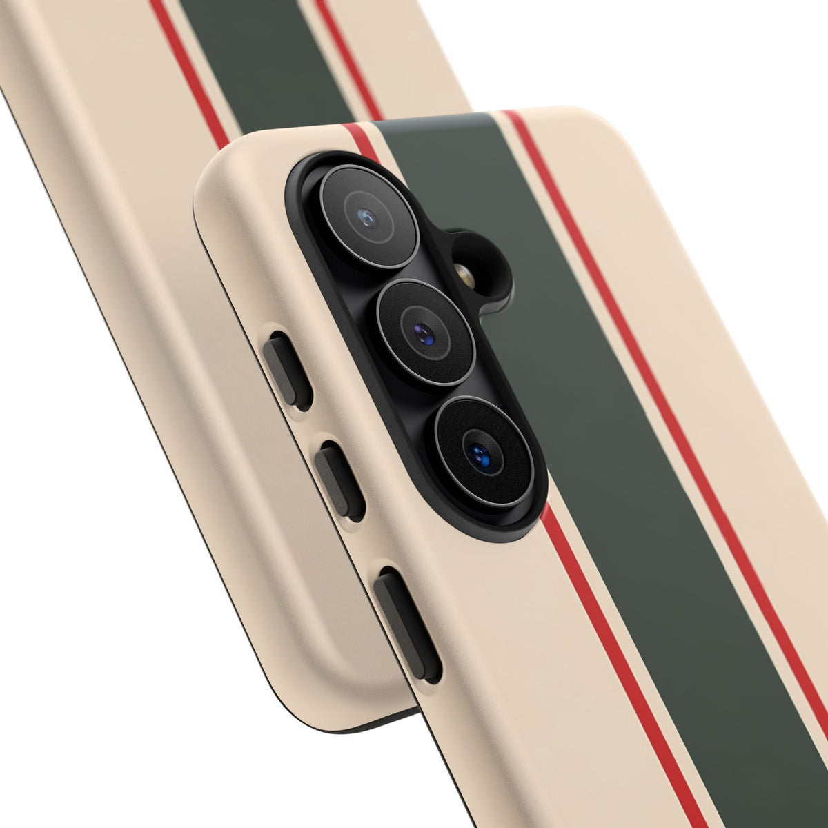 Green & Red Racing Stripes