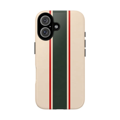 Green & Red Racing Stripes