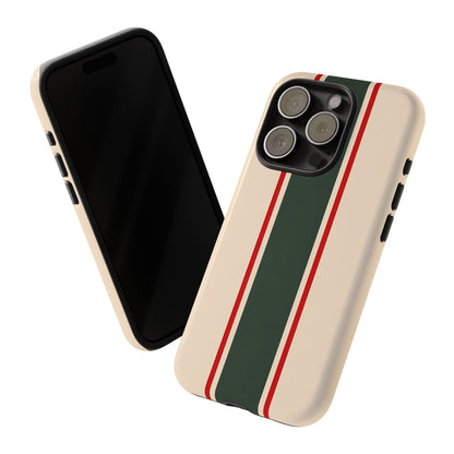 Green & Red Racing Stripes
