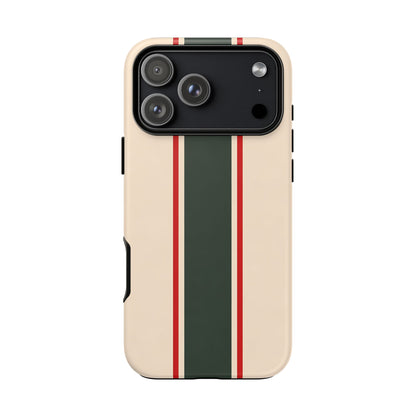 Green & Red Racing Stripes