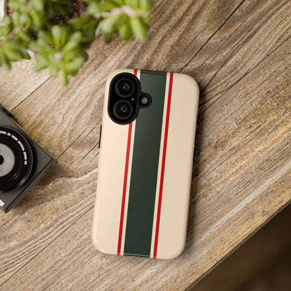Green & Red Racing Stripes