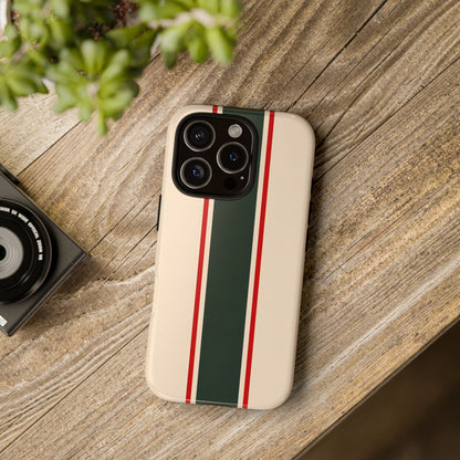 Green & Red Racing Stripes
