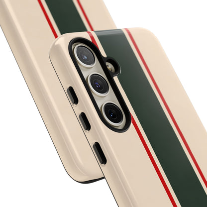 Green & Red Racing Stripes
