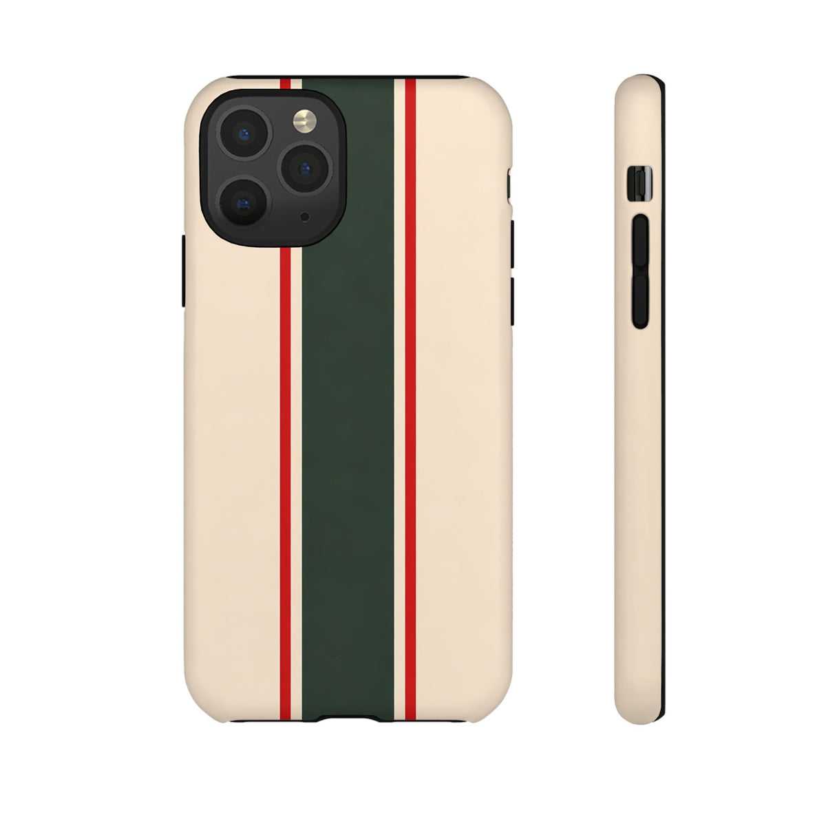 Green & Red Racing Stripes