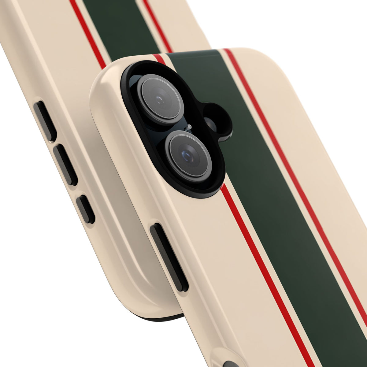 Green & Red Racing Stripes
