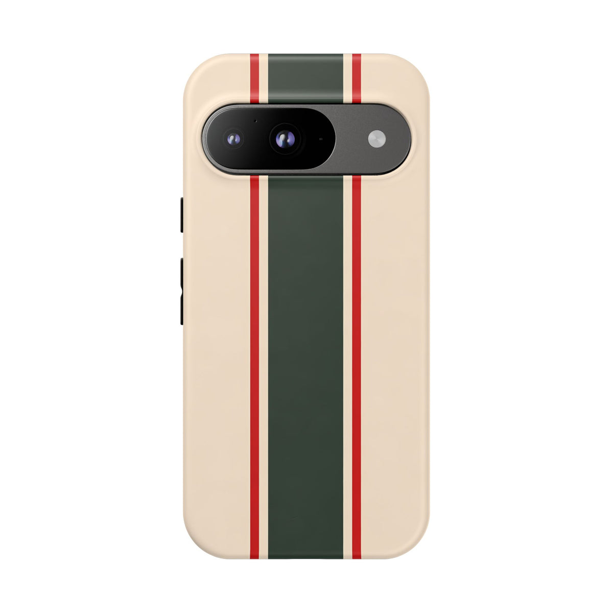 Green & Red Racing Stripes