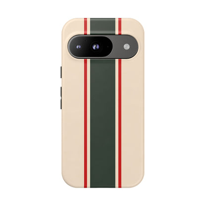 Green & Red Racing Stripes