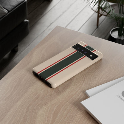 Green & Red Racing Stripes