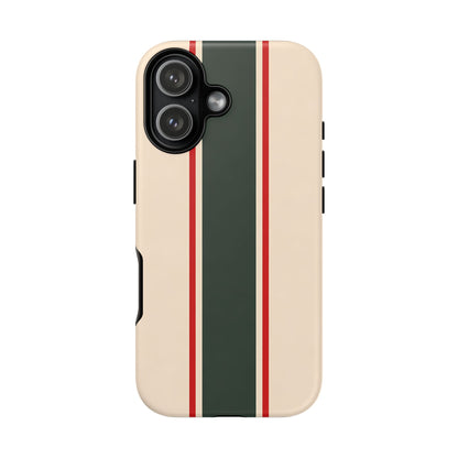 Green & Red Racing Stripes