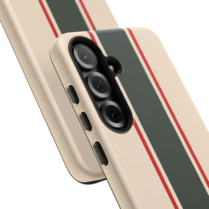 Green & Red Racing Stripes