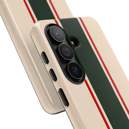 Green & Red Racing Stripes