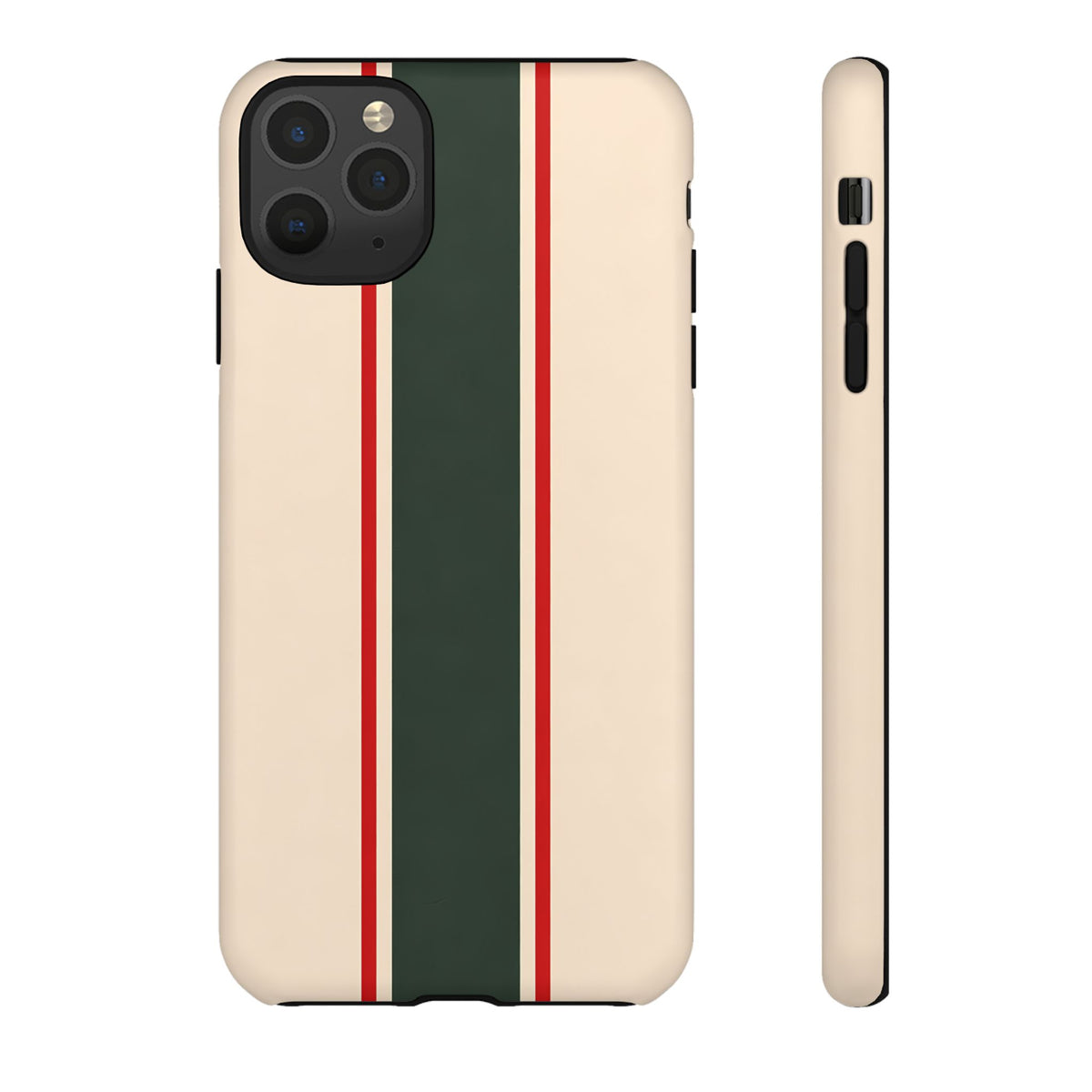 Green & Red Racing Stripes