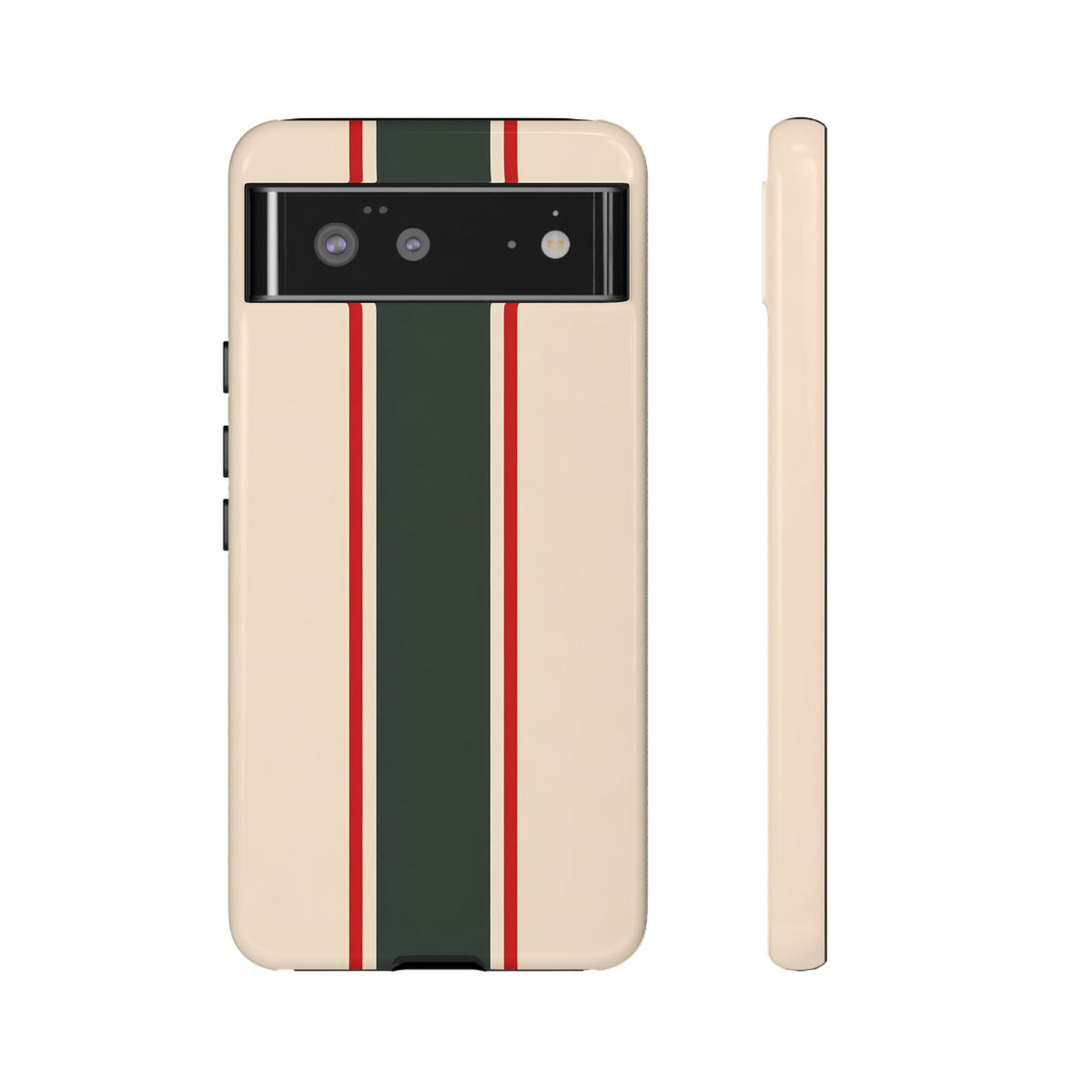 Green & Red Racing Stripes