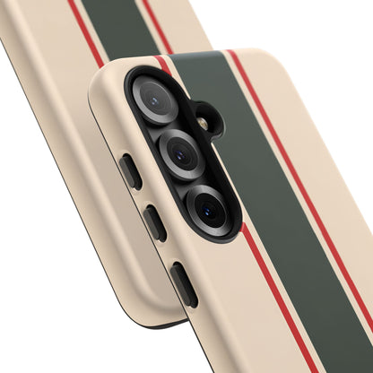 Green & Red Racing Stripes