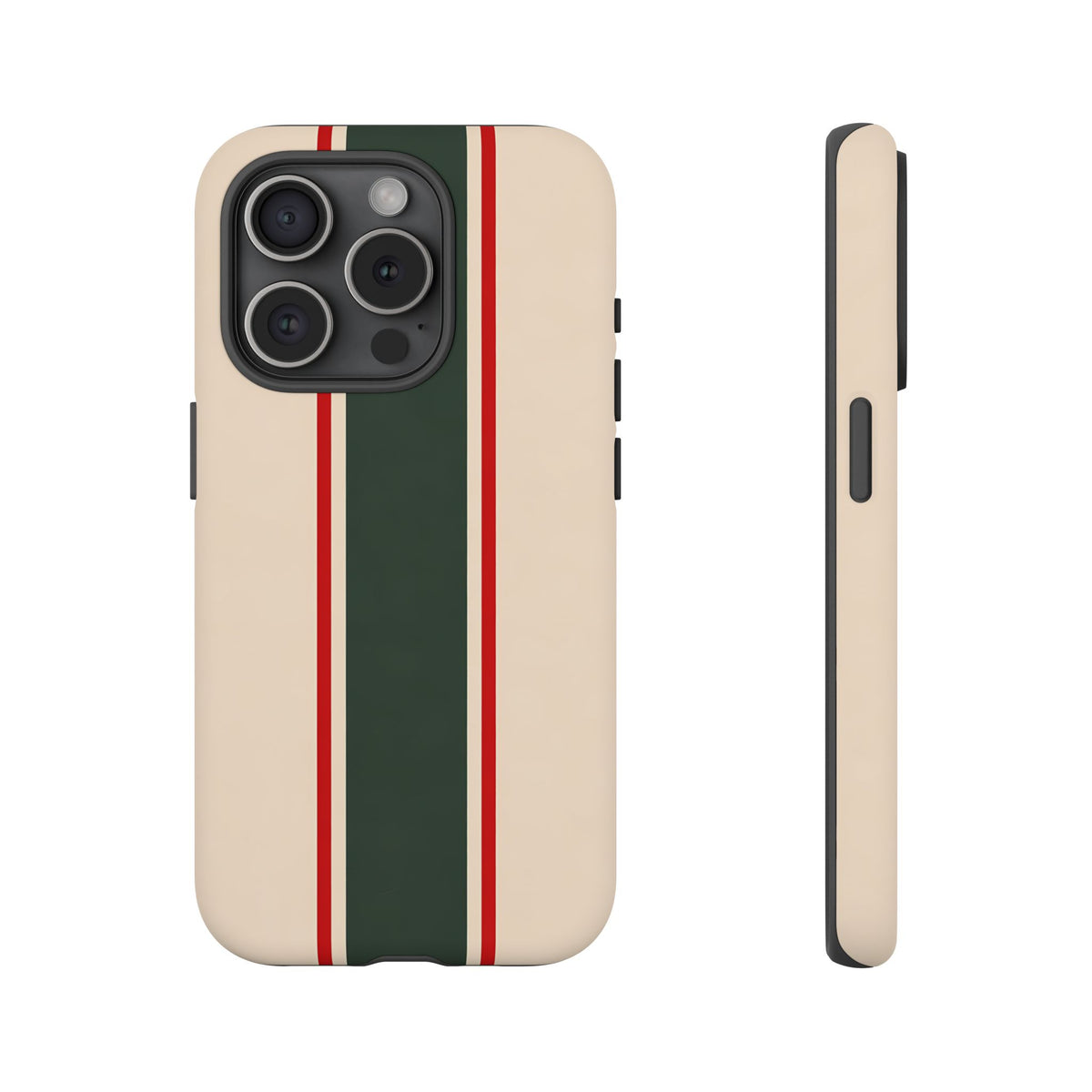 Green & Red Racing Stripes