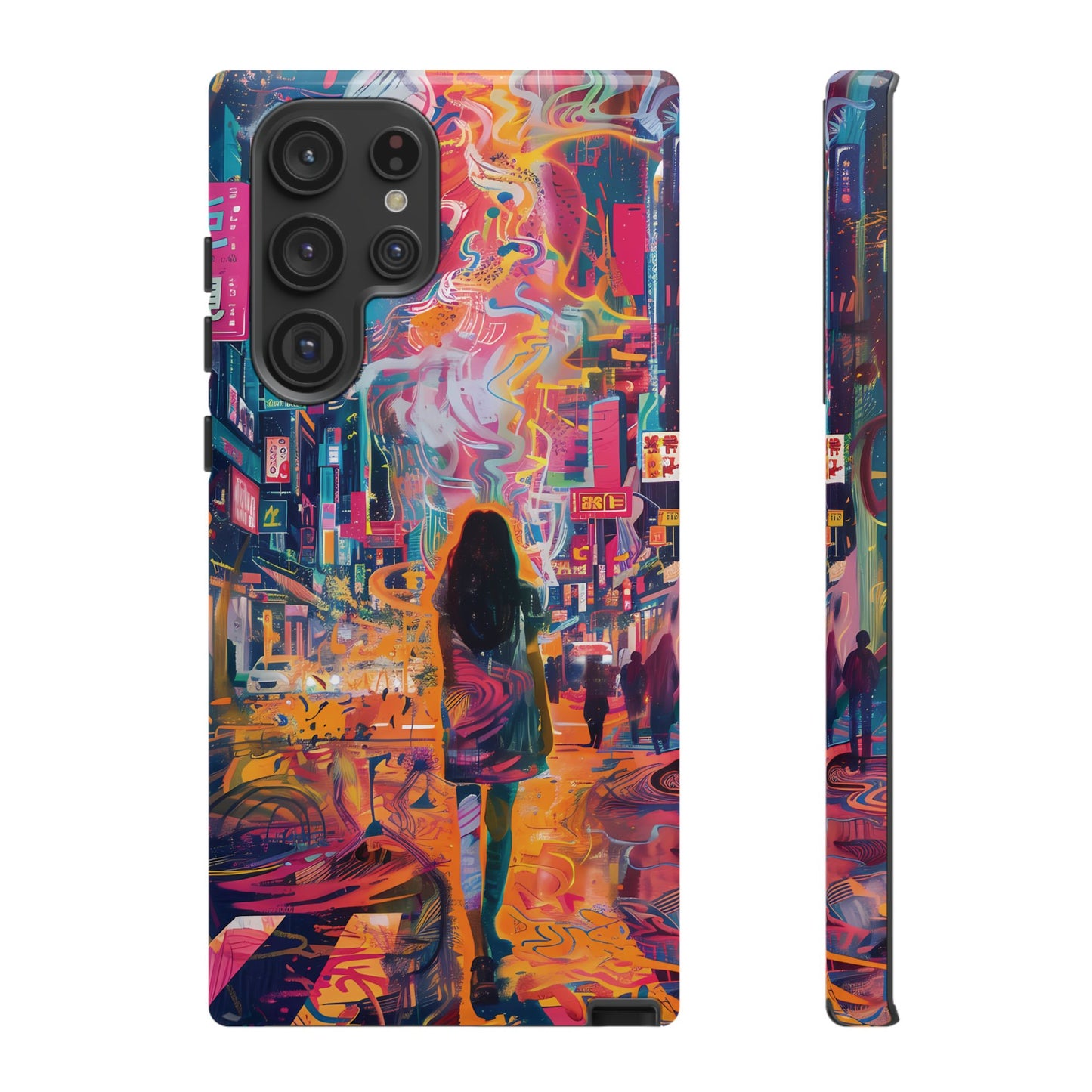 Vibrant Urban Wanderer