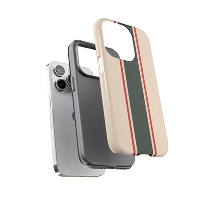 Green & Red Racing Stripes