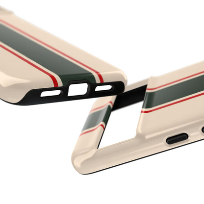 Green & Red Racing Stripes