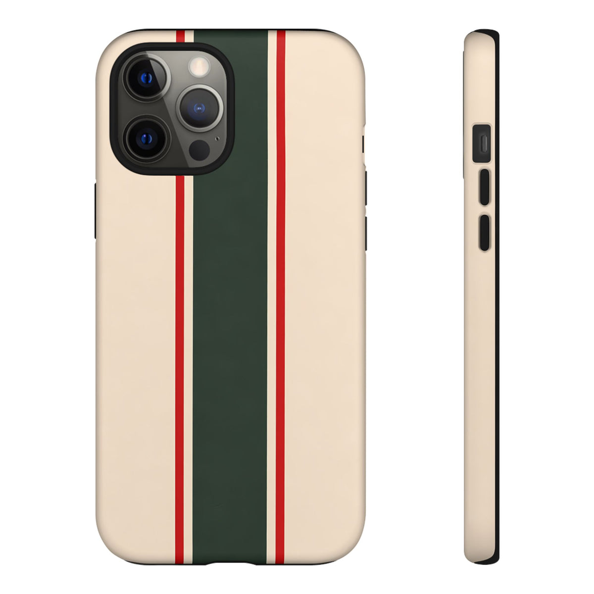 Green & Red Racing Stripes