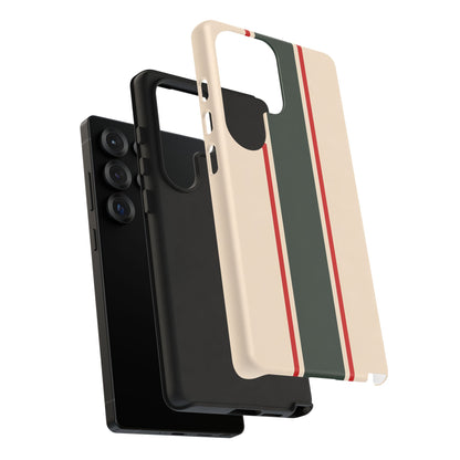 Green & Red Racing Stripes