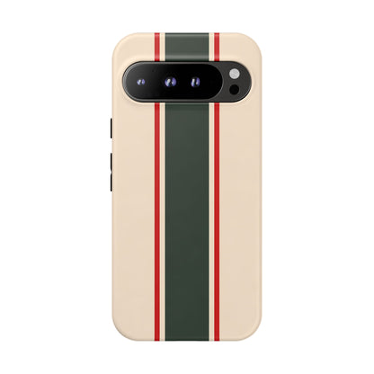 Green & Red Racing Stripes