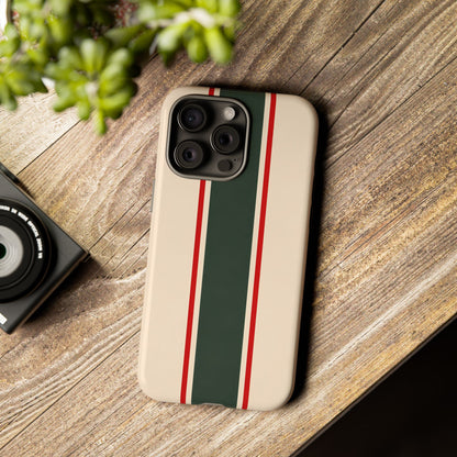 Green & Red Racing Stripes