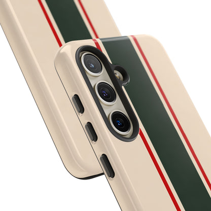 Green & Red Racing Stripes