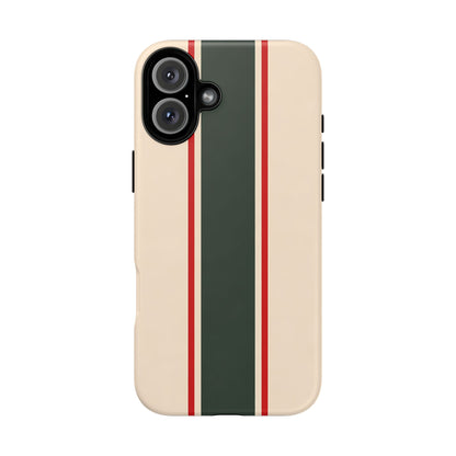 Green & Red Racing Stripes