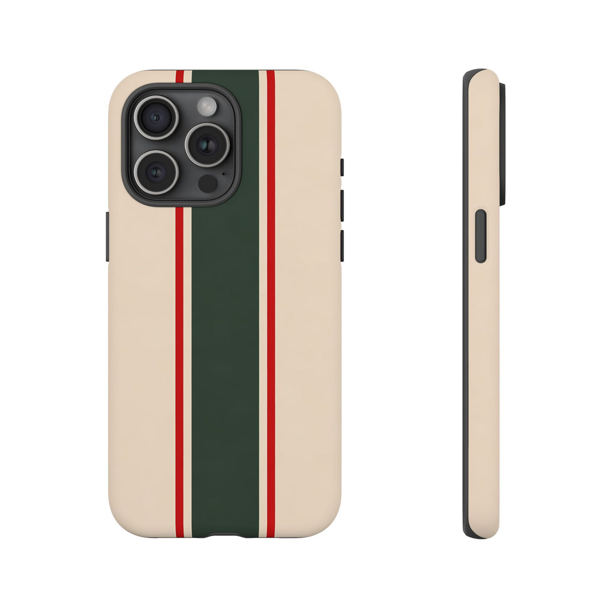 Green & Red Racing Stripes