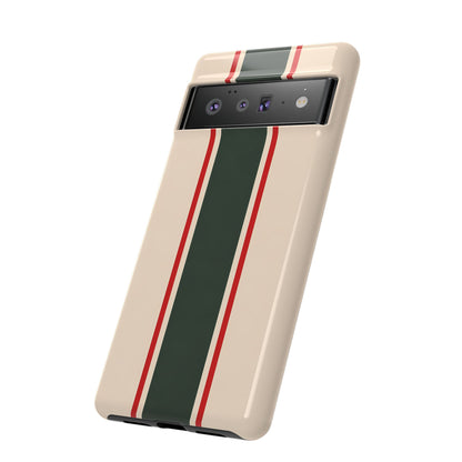 Green & Red Racing Stripes