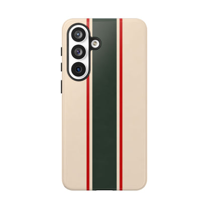 Green & Red Racing Stripes