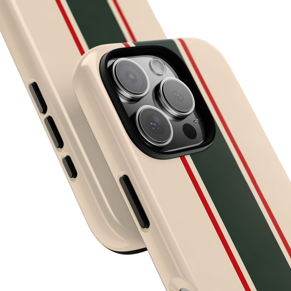Green & Red Racing Stripes