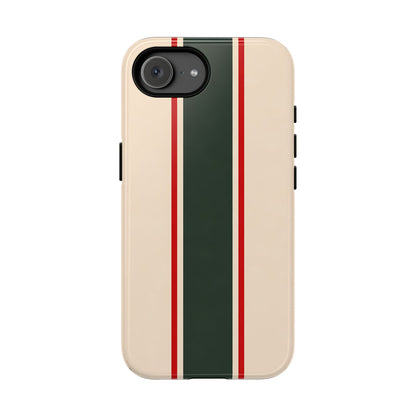Green & Red Racing Stripes