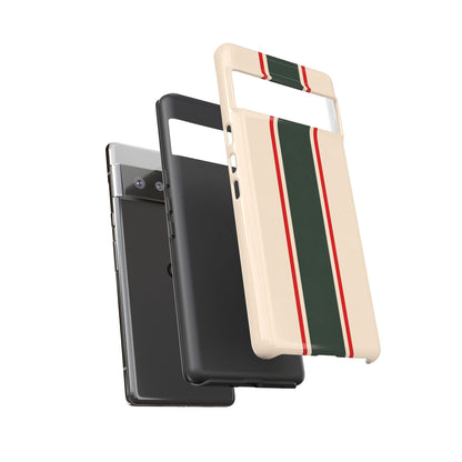 Green & Red Racing Stripes