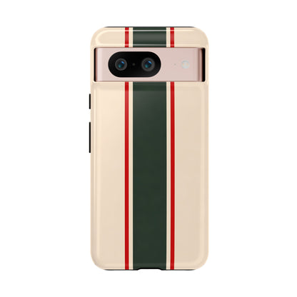 Green & Red Racing Stripes