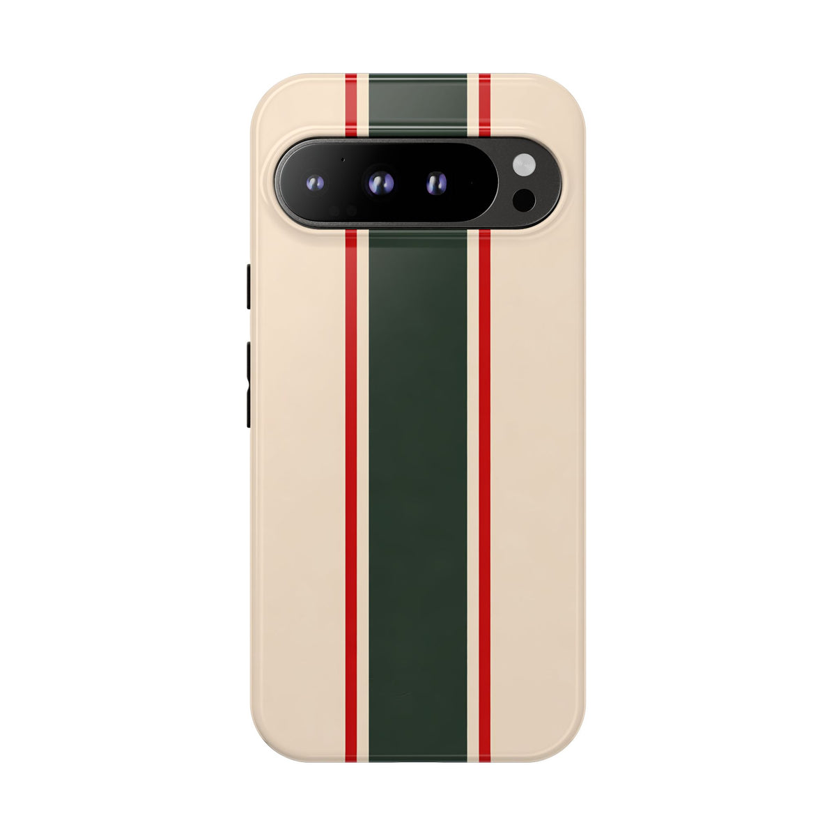 Green & Red Racing Stripes