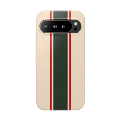 Green & Red Racing Stripes