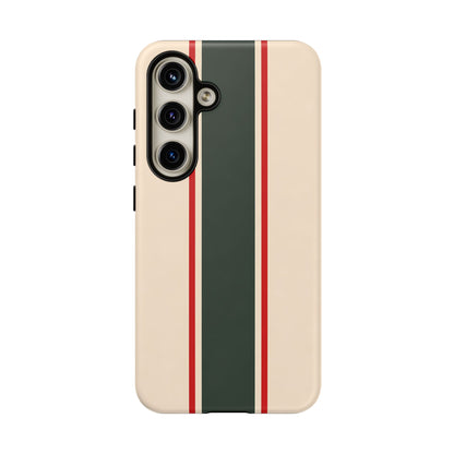Green & Red Racing Stripes