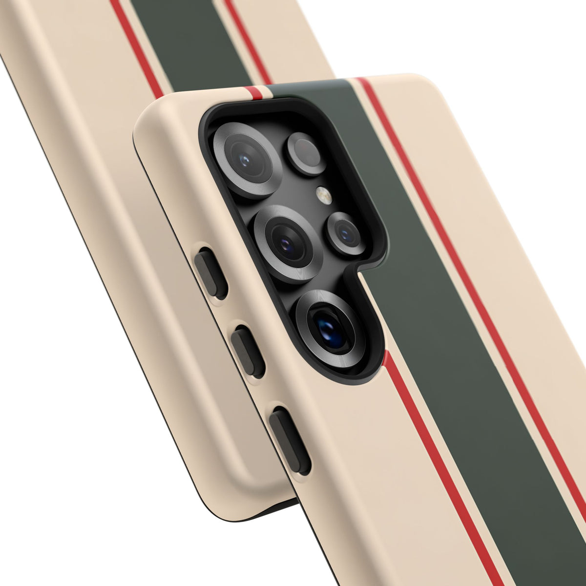 Green & Red Racing Stripes