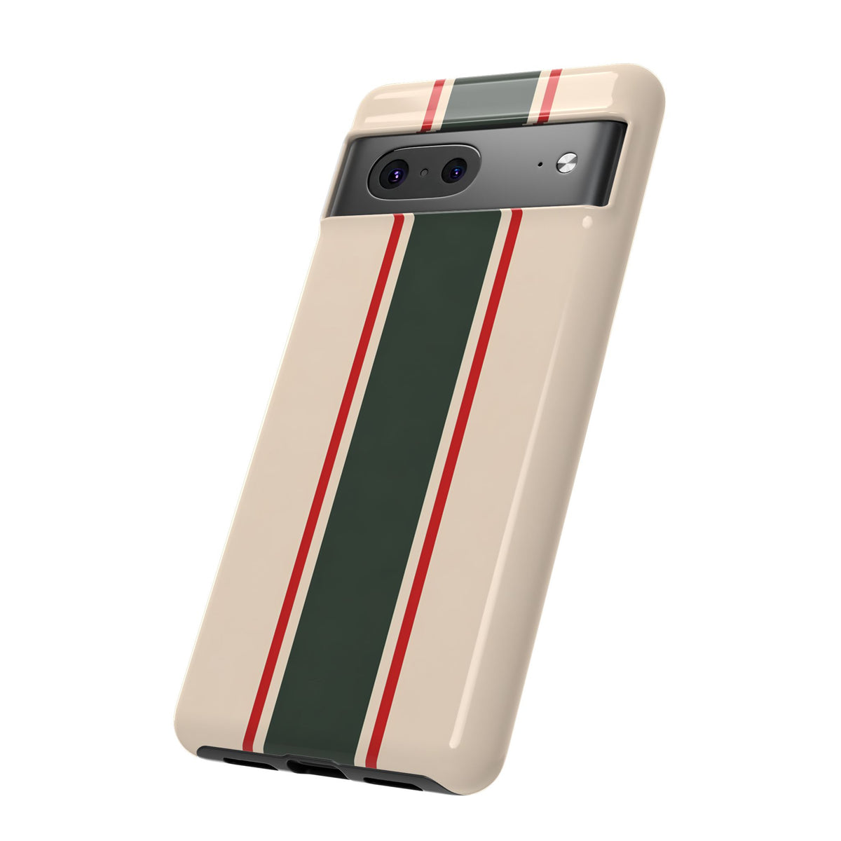 Green & Red Racing Stripes
