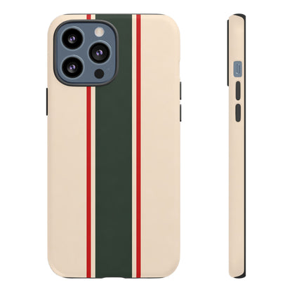 Green & Red Racing Stripes