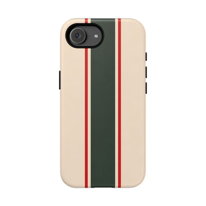 Green & Red Racing Stripes